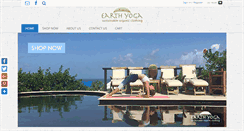 Desktop Screenshot of earthyogaclothing.com