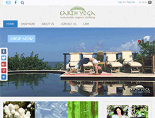 Tablet Screenshot of earthyogaclothing.com